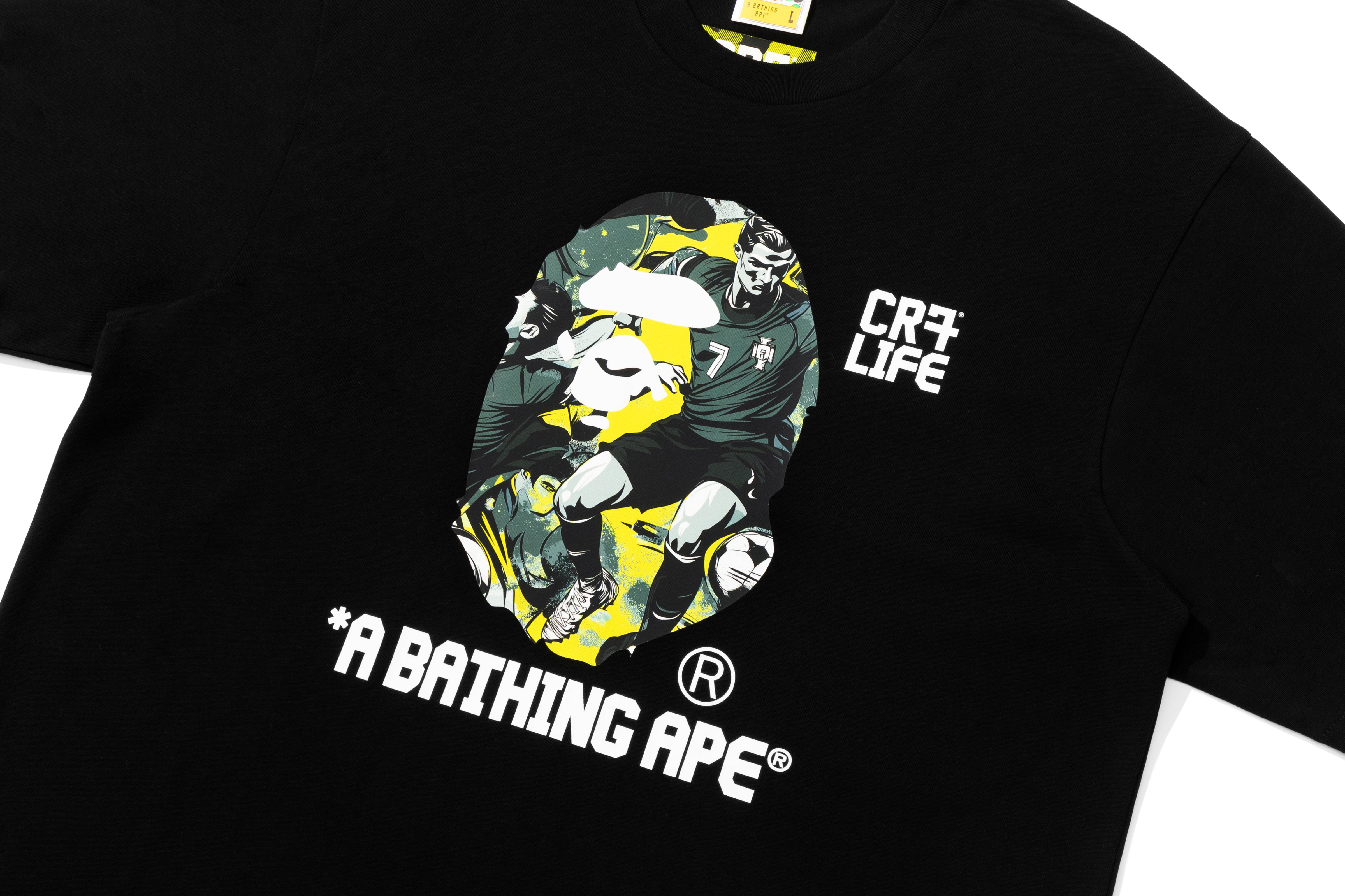 BAPE X CR7 LIFE GRAPHIC A BATHING APE RELAXED FIT TEE #1 – eu.bape.com