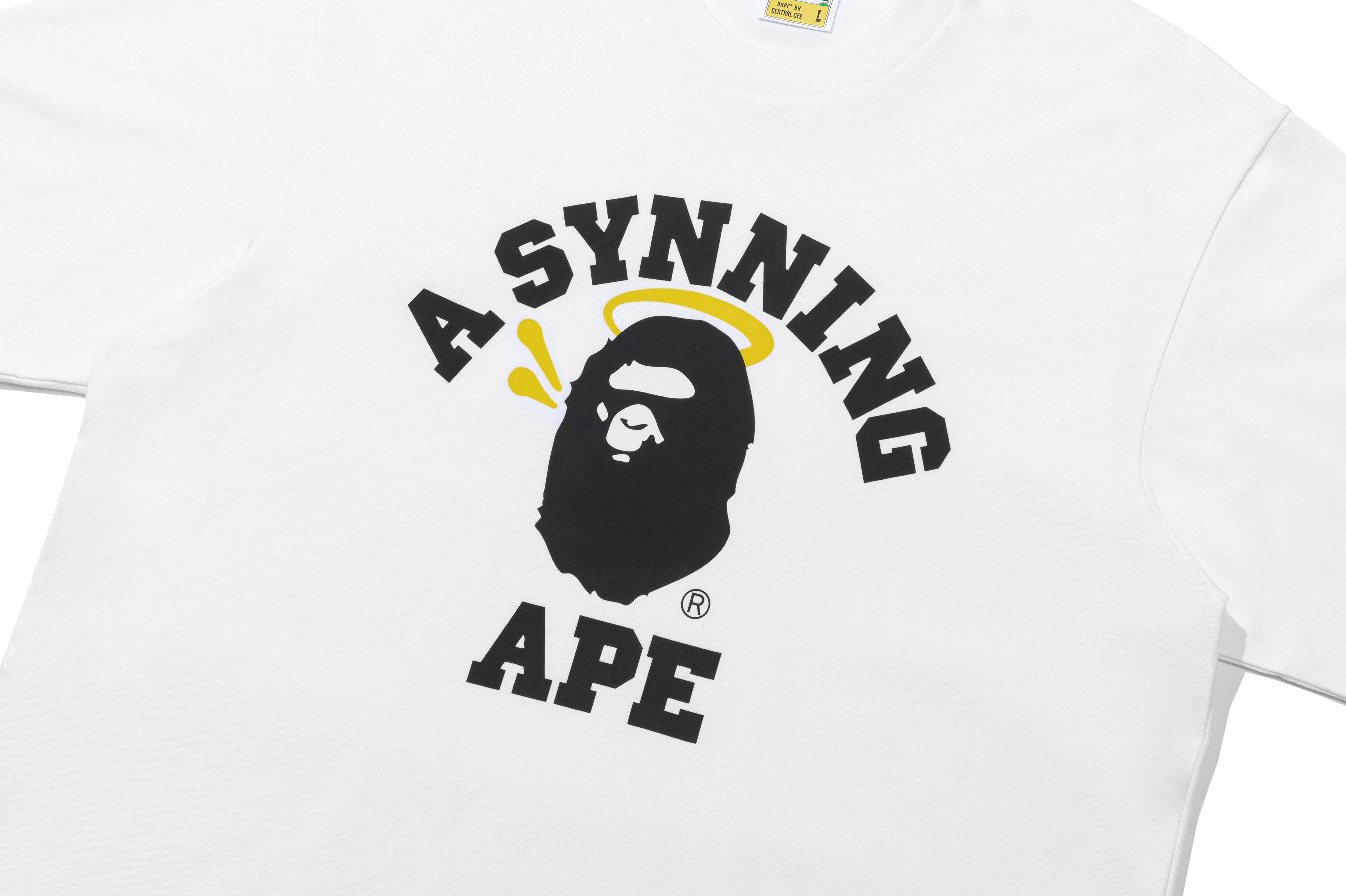 BAPE X SPOTIFY BY CENTRAL CEE COLLEGE RELAXED FIT TEE – eu.bape.com