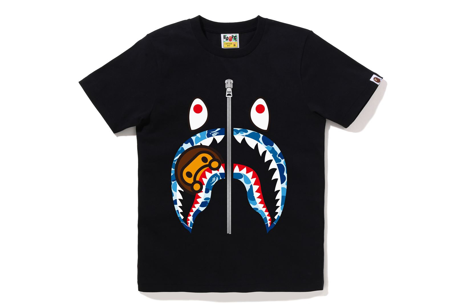 ABC CAMO MILO SHARK TEE LADIES – eu.bape.com