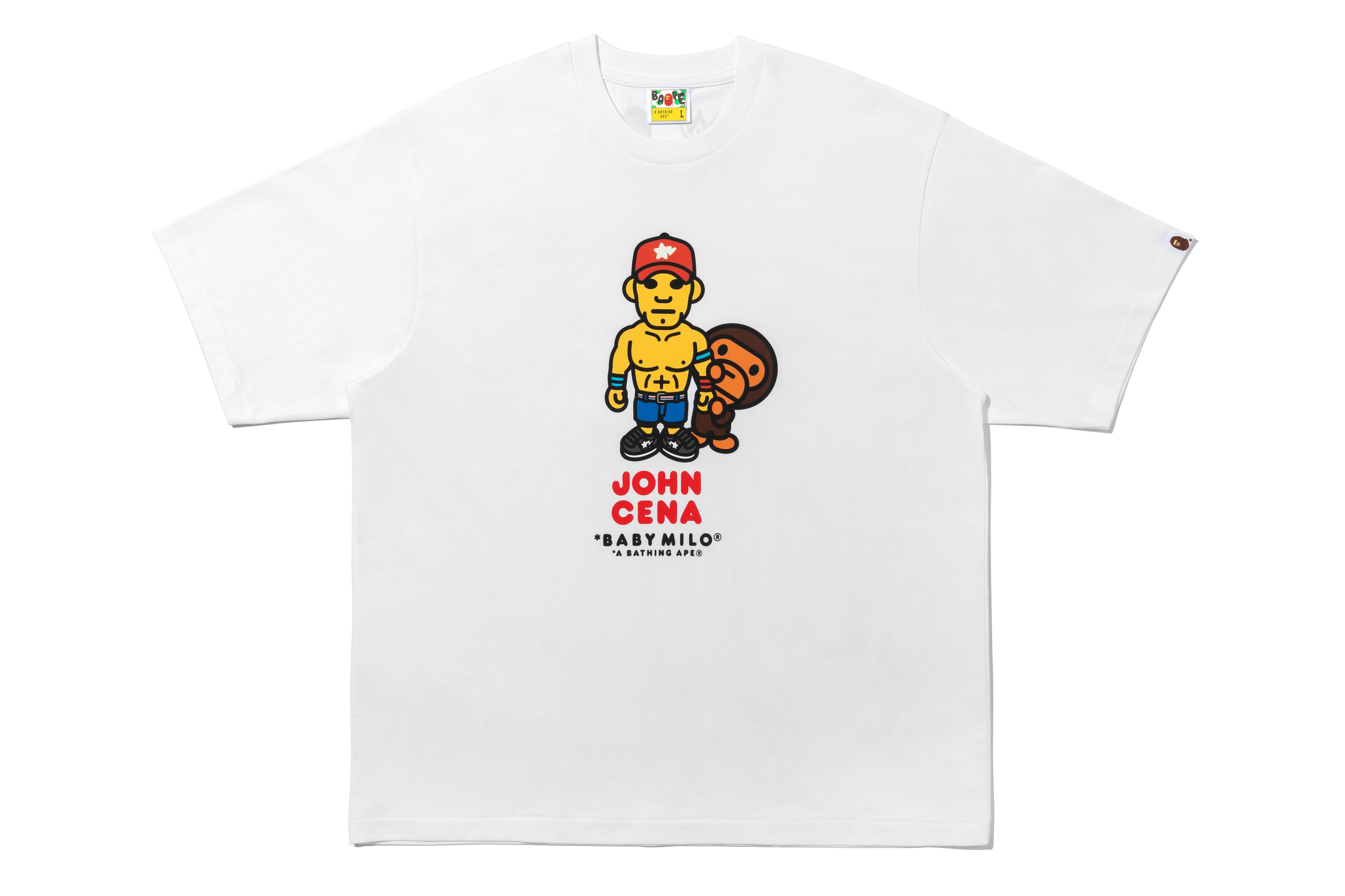 BAPE X WWE JOHN CENA BABY MILO RELAXED FIT TEE – eu.bape.com
