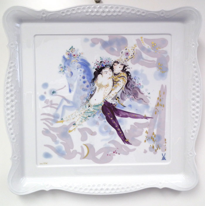 ユーロクラシクス｜マイセン 大型陶板画 プラーク