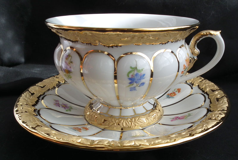 希少 マイセン□Bフォーム プレート ペイントナンバー□モカ 200周年