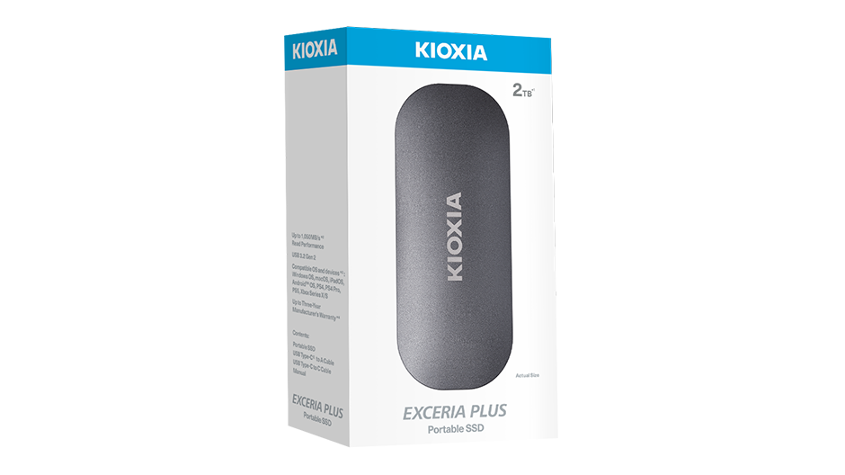 EXCERIA PLUS Portable SSD | KIOXIA - Europe (English)