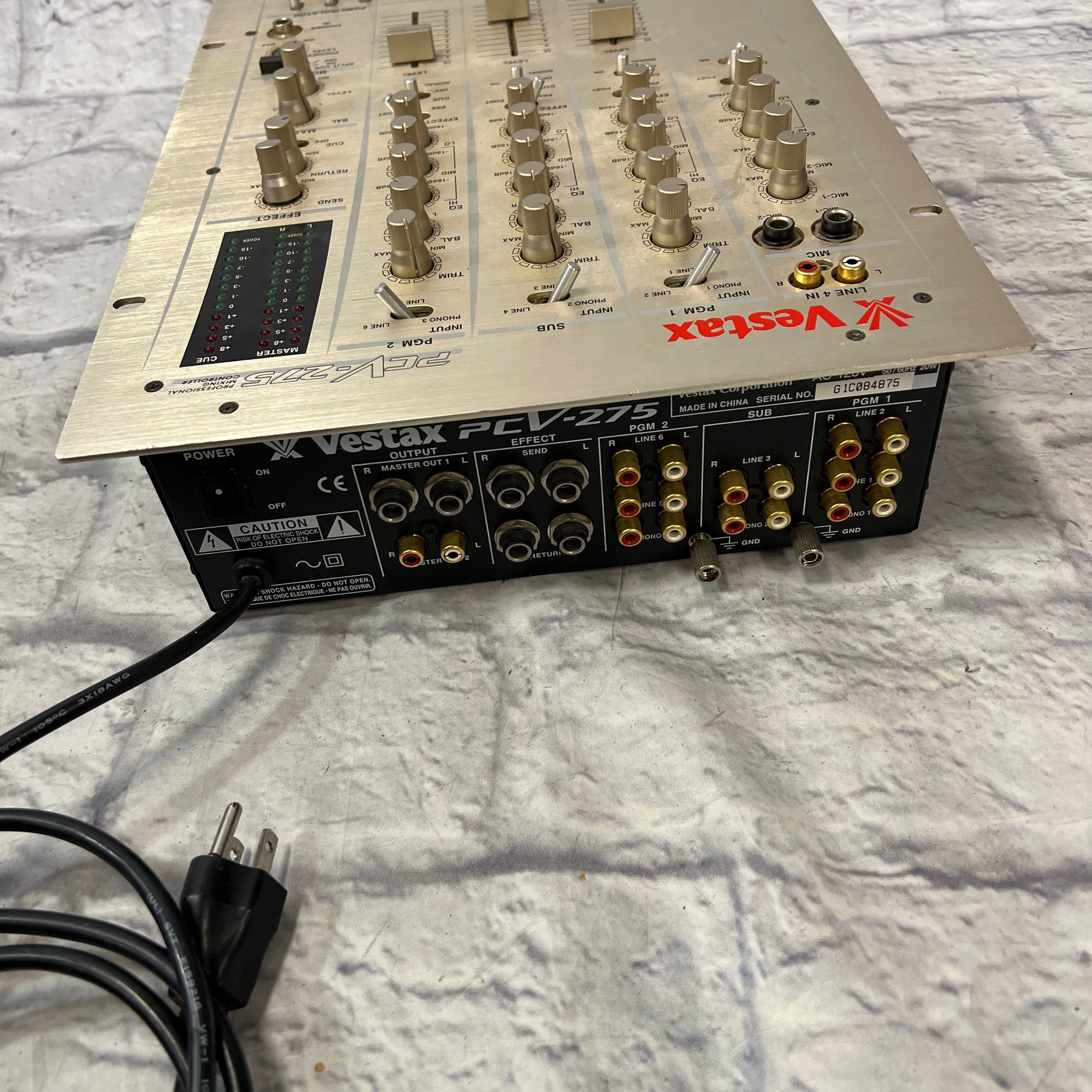 Vestax PCV-275 DJ Mixer - Evolution Music