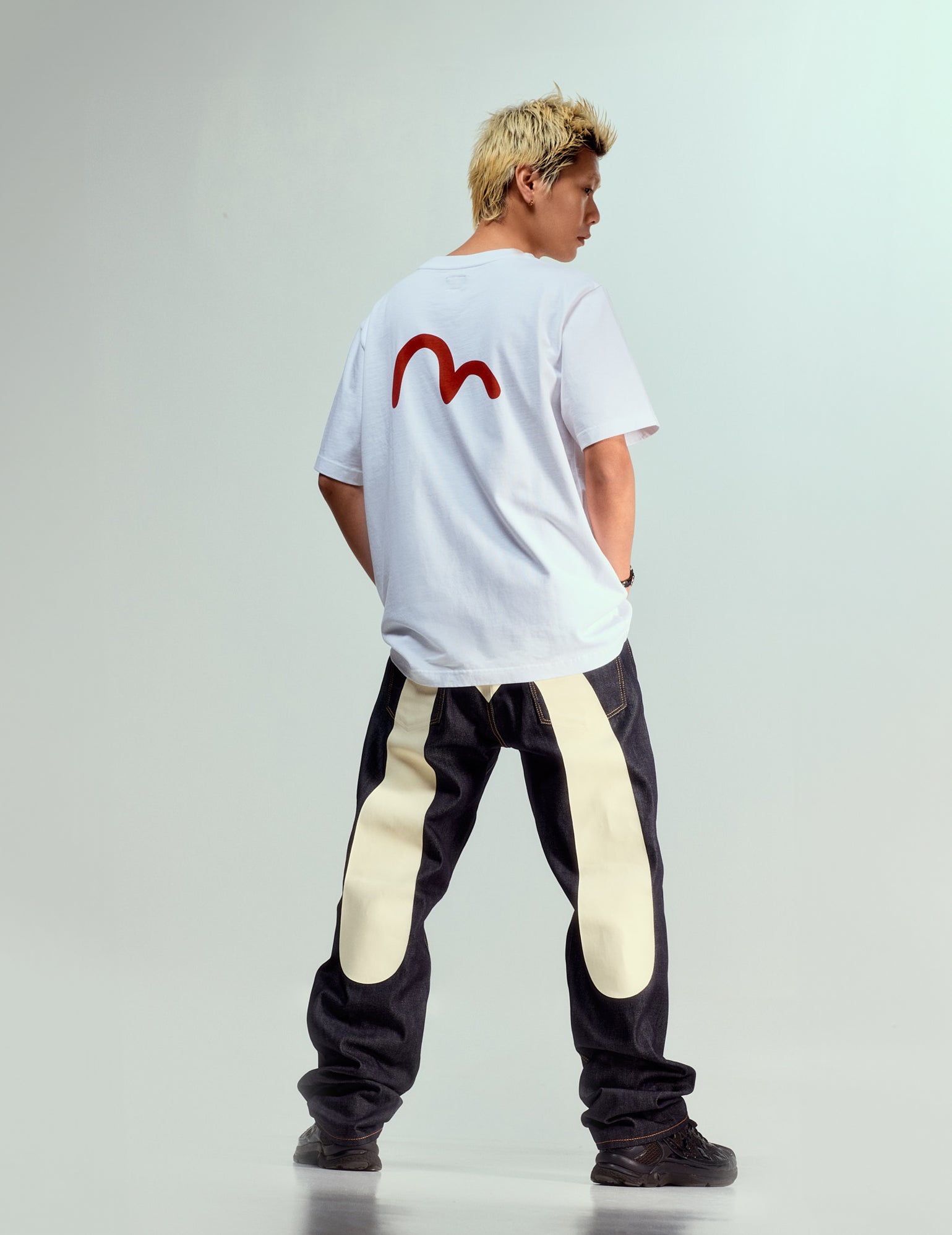 Daicock Print Baggy Jeans #2000 – EVISU