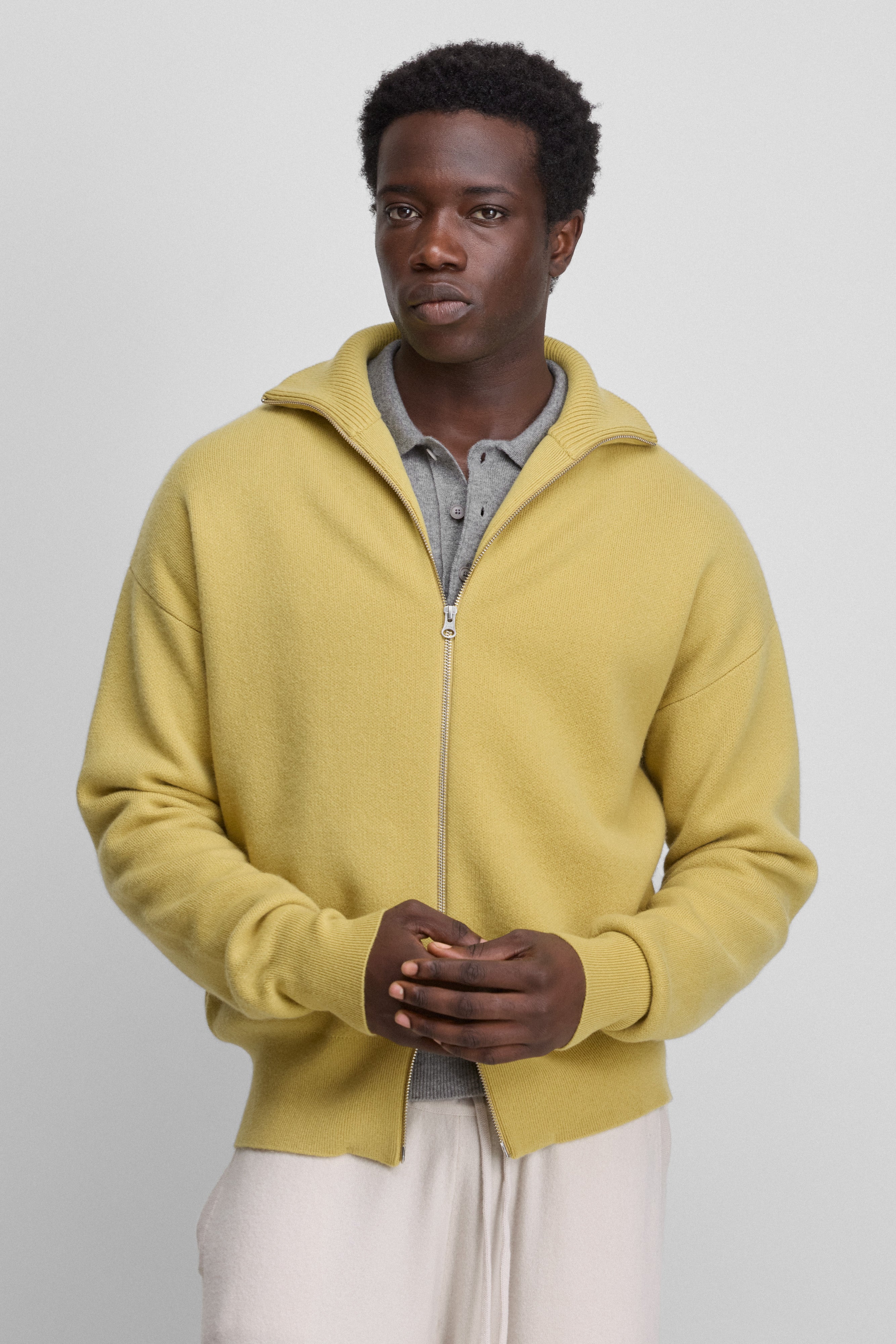 extreme cashmere zip-up cardigan pure – 319 xtra out – extreme