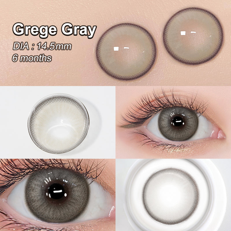 FreshGo Official - Luna Grege Gray Colored Contact Lenses