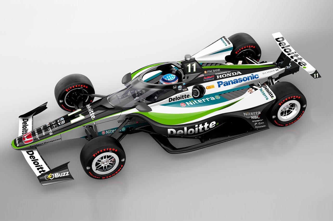 佐藤琢磨、2023年インディ500参戦車両のカラーリングを披露 【 F1-Gate