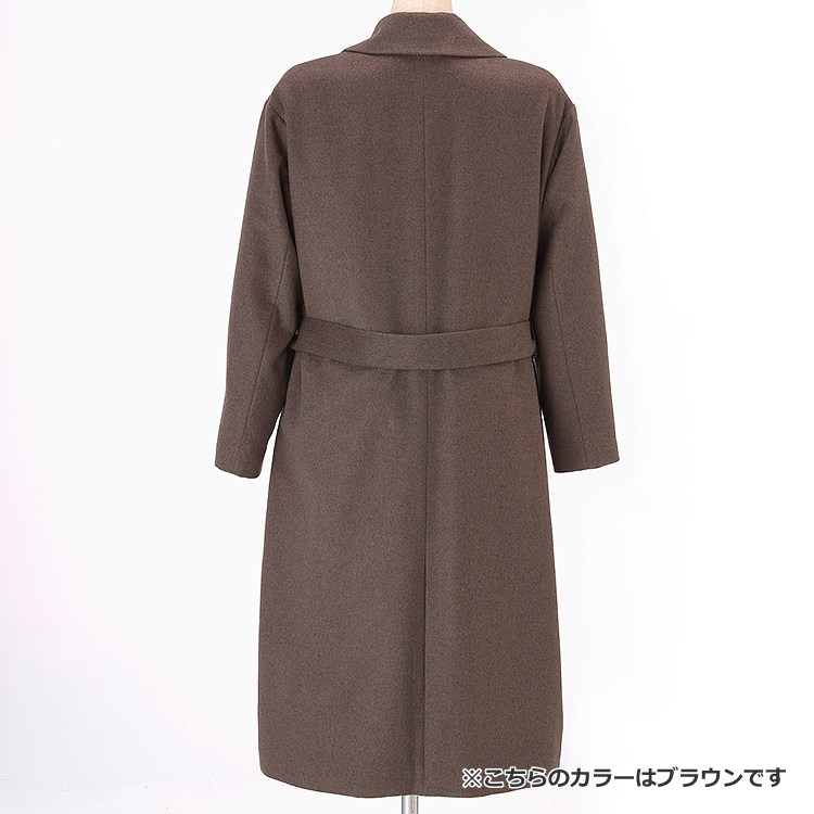 カシミヤ混チェスターコート ブラック S(S ブラック): ビジター表示