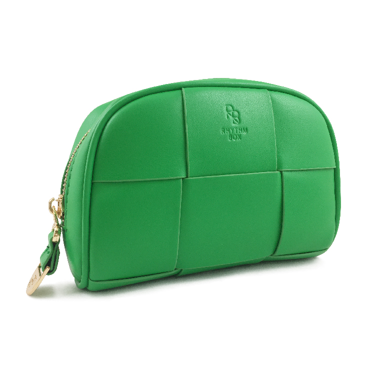 RHYTHM BOX】リズムボックス 太メッシュポーチ グリーン(グリーン