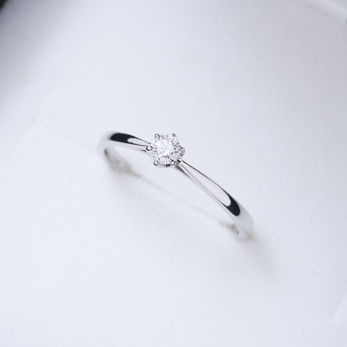 ダイヤモンドリング 0.1ct Dカラー Heart&Cupid SI-up VeryGood-up