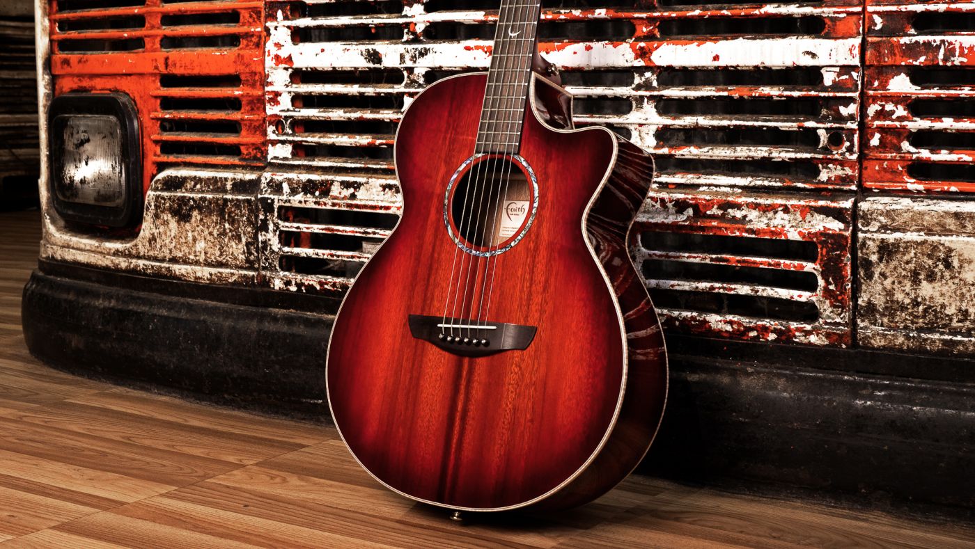 Faith Blood Moon Venus Cutaway Electro FVBMB | Handmade Acoustic