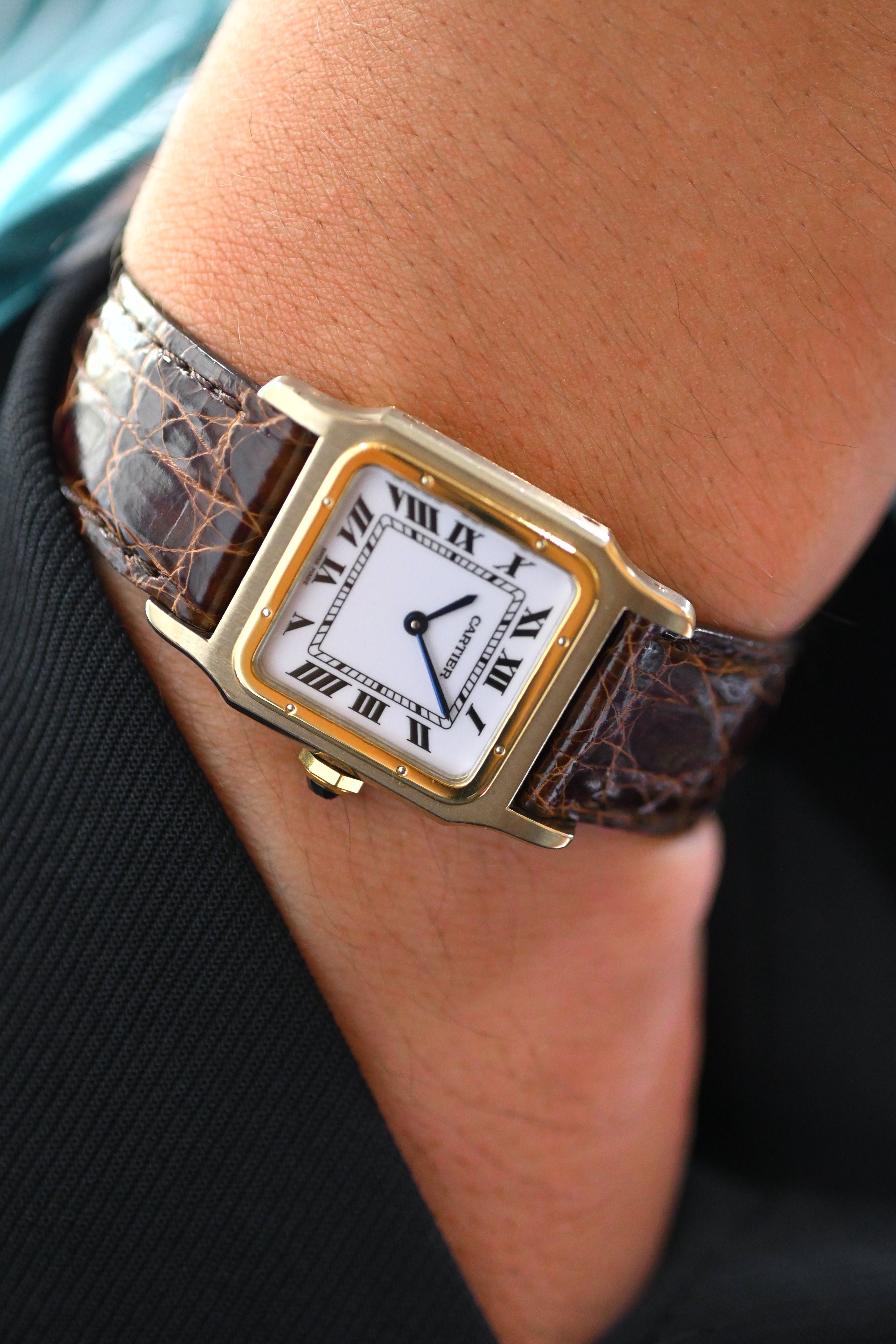 CARTIER カルティエ サントスデュモン LMサイズ 18K Deux Ors
