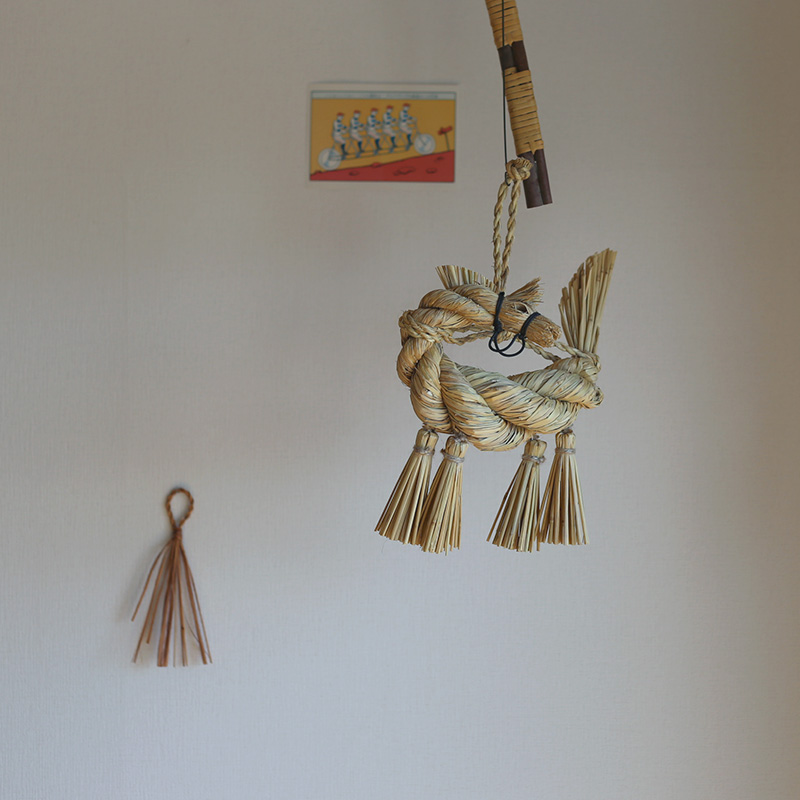 わら細工たくぼ 干支しめ縄 (午) の通販