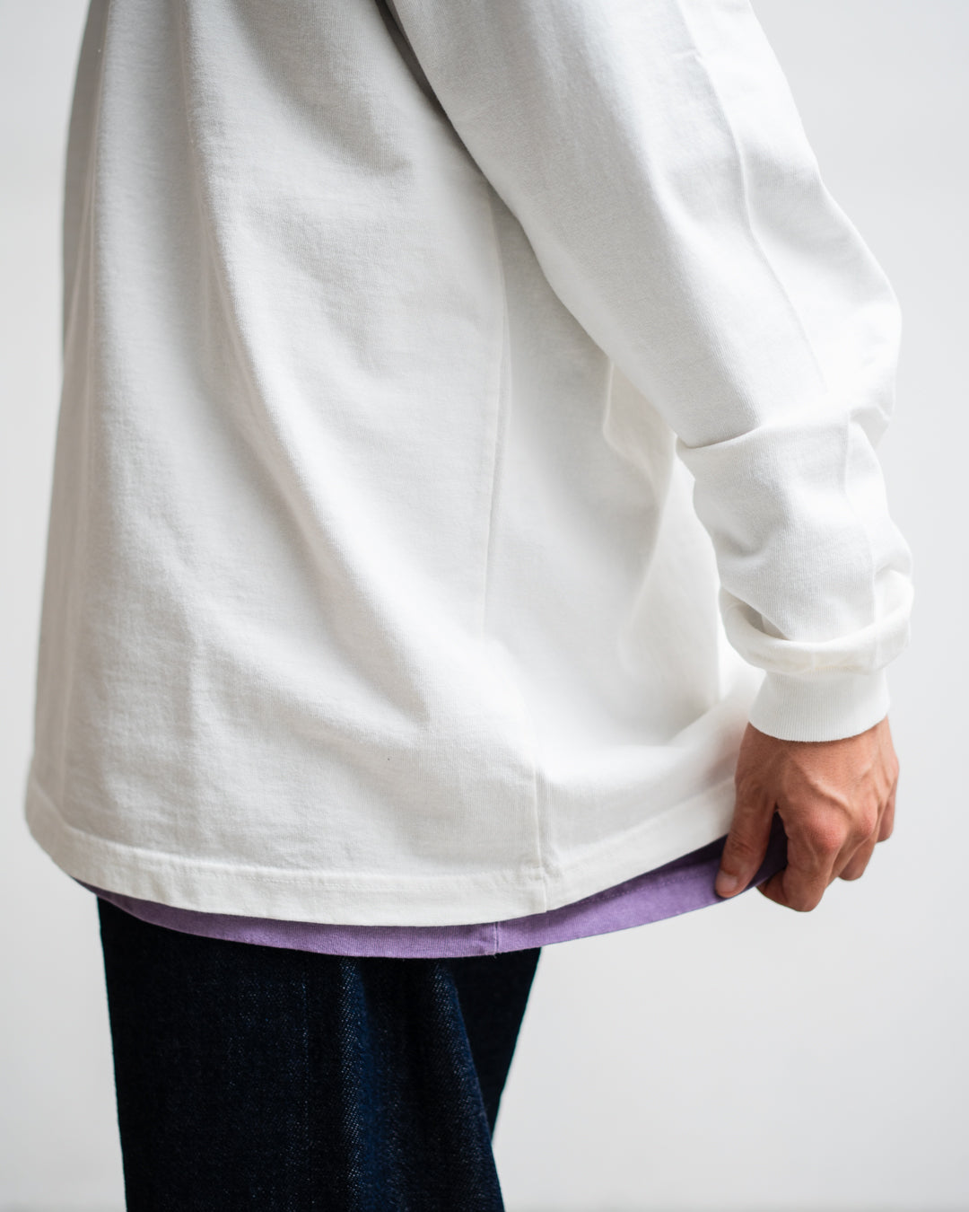 通販] FOUNDOUR(ファウンダ) LONG SLEEVE FADE TEE SHIRT 商品ページ