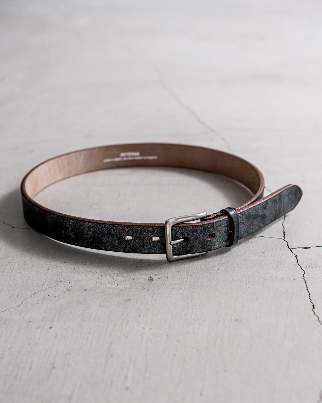 通販] INTERIM(インテリム) OAK BARK LEATHER BELT 商品ページ – fazeone