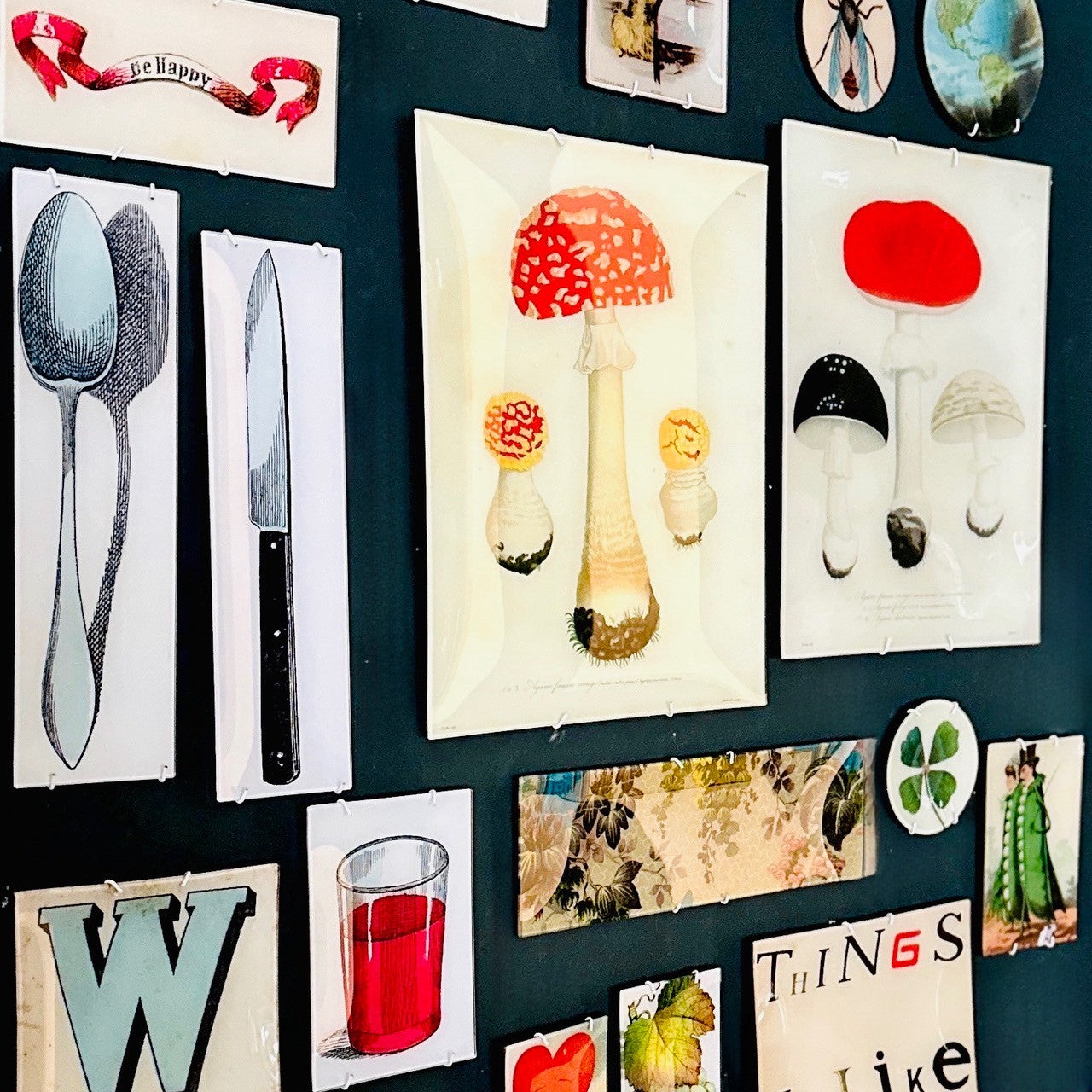 JOHN DERIAN】デコパージュプレートMy Love for Thine | フィール