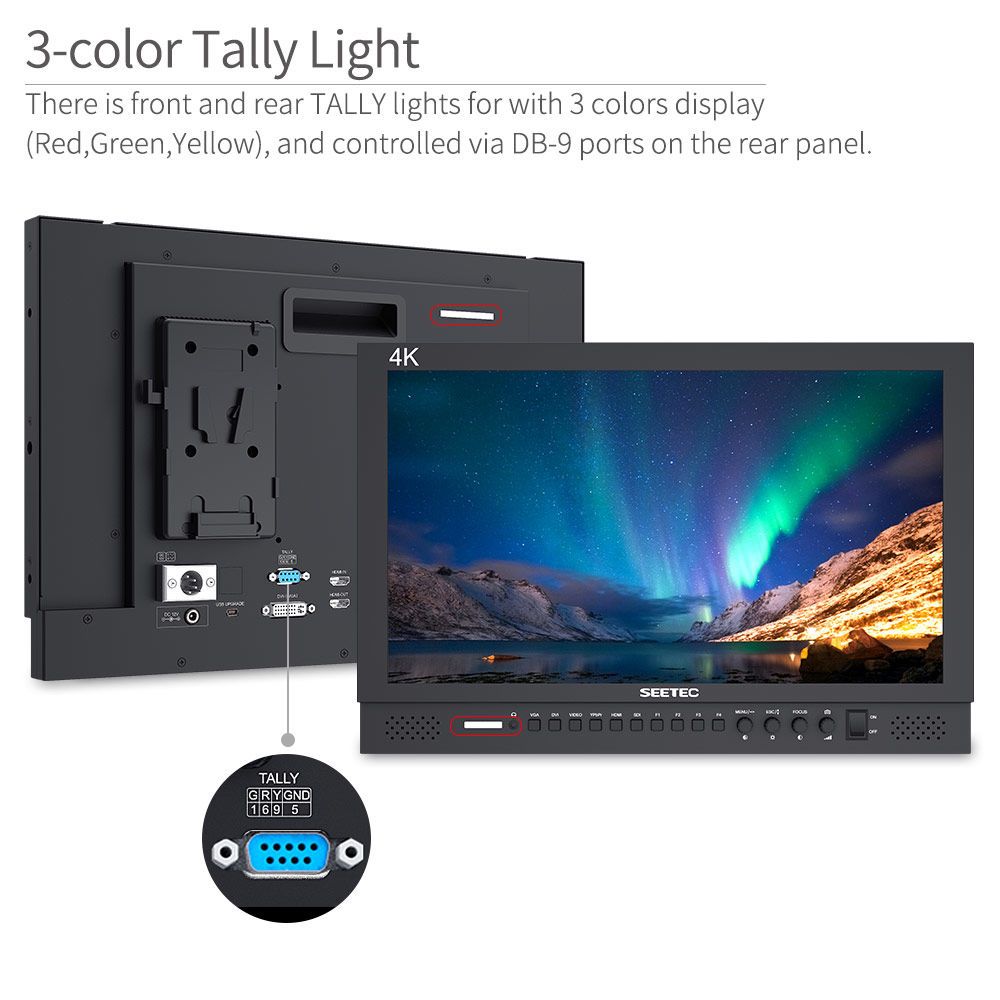 SEETEC P173-9HSD 17.3 インチ ブロードキャスト ディレクター