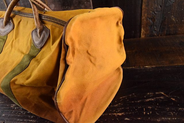 60's L.L.BEAN 筆記体タグ キャンバスボストンバッグ60年代 エルエル