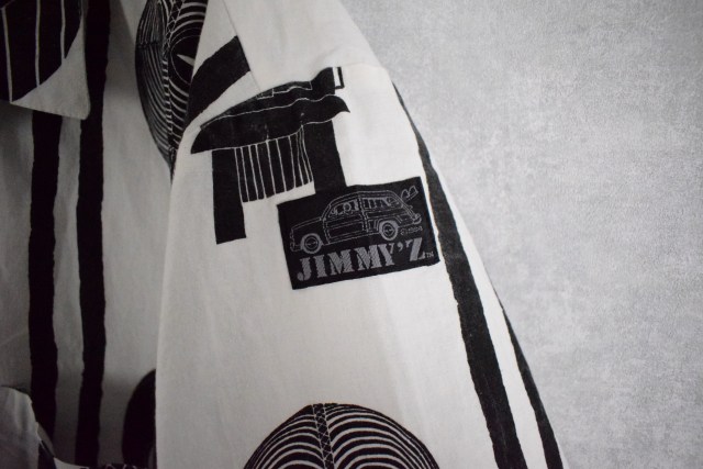 80年代 ジミーズ アメリカ製 仮面 お面 オープンカラー 開襟