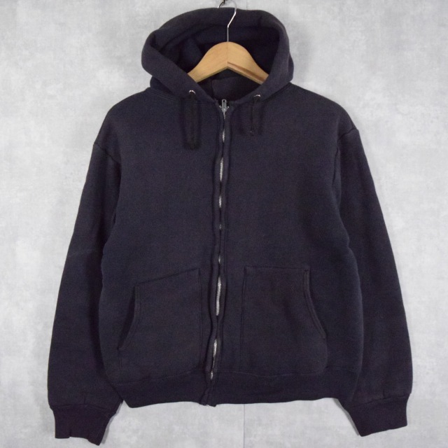 60年代 60s 茄子紺 ナス紺 ネイビー TALON タロンジッパー フーディー