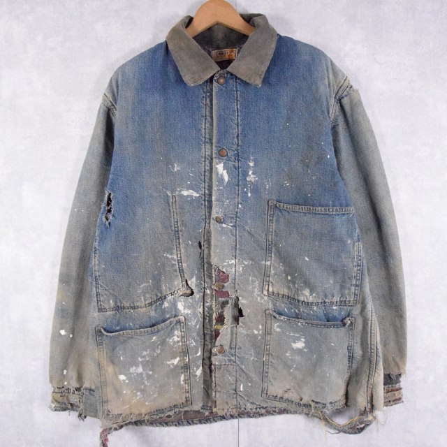 50年代 60年代 カーターズ ワーク ボロ 襤褸 | ビンテージ古着屋Feeet