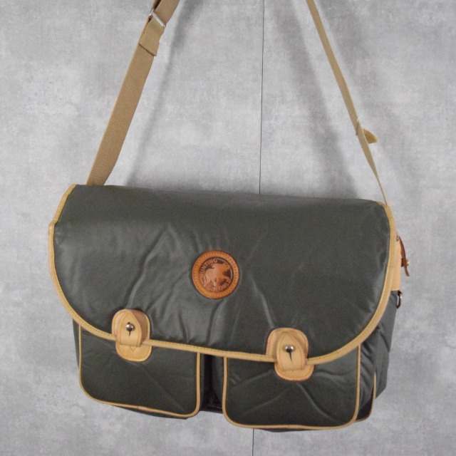 ハンティングワールド フランス製 カーキ 鞄 アウトドア｜ヴィテージ