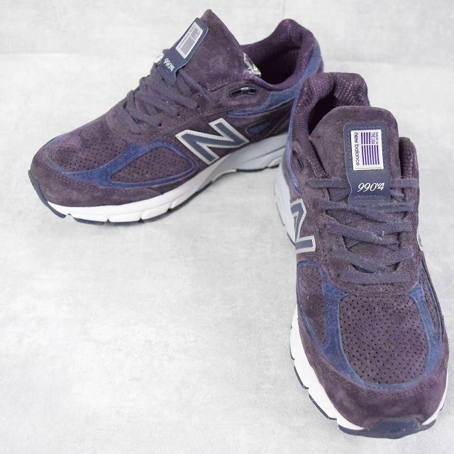 ニューバランス シューズ アメリカ製 ローカットスニーカー パープル