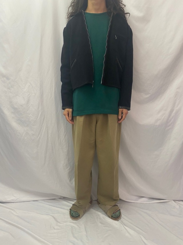 50年代 50s キングオーウェア 黒 フルジップ │ヴィテージ古着屋Feeet