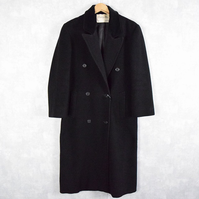 80年代 80s クリスチャンディオール アメリカ製 ウール ブラック 黒