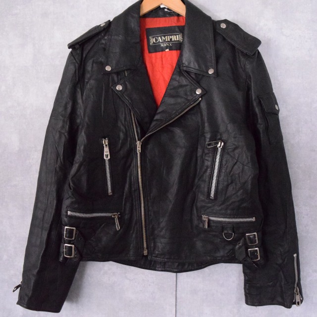80s 80年代 カンプリ 革ジャン レザージャケット │ヴィテージ古着屋