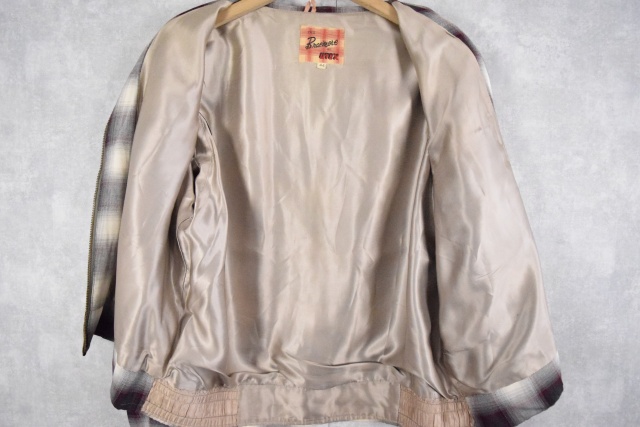 50年代 50s シャドーチェック柄 ギャバジャン │ヴィテージ古着屋Feeet