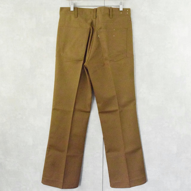 70年代 70s リーバイス スタプレ ビッグE ブラウン | ビンテージ古着屋