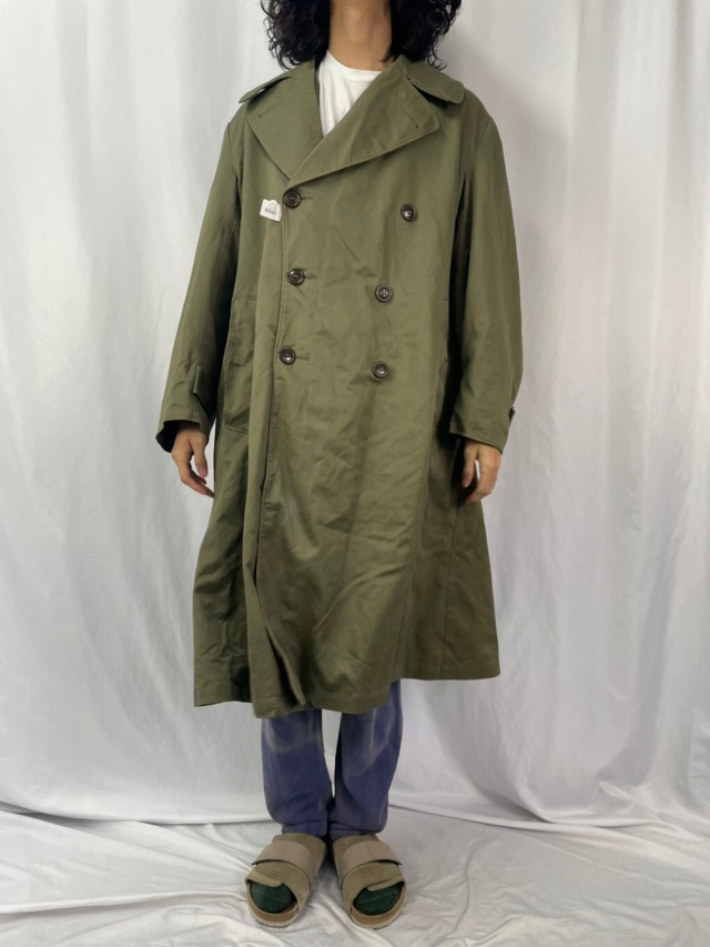 50年代 50s アメリカ軍 米軍 ロングコート カーキ | ビンテージ古着屋