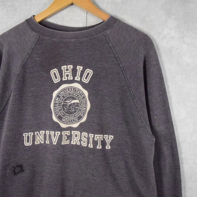 60s 60年代 チャンピオン 茄子紺 ネイビー カレッジ | ビンテージ古着