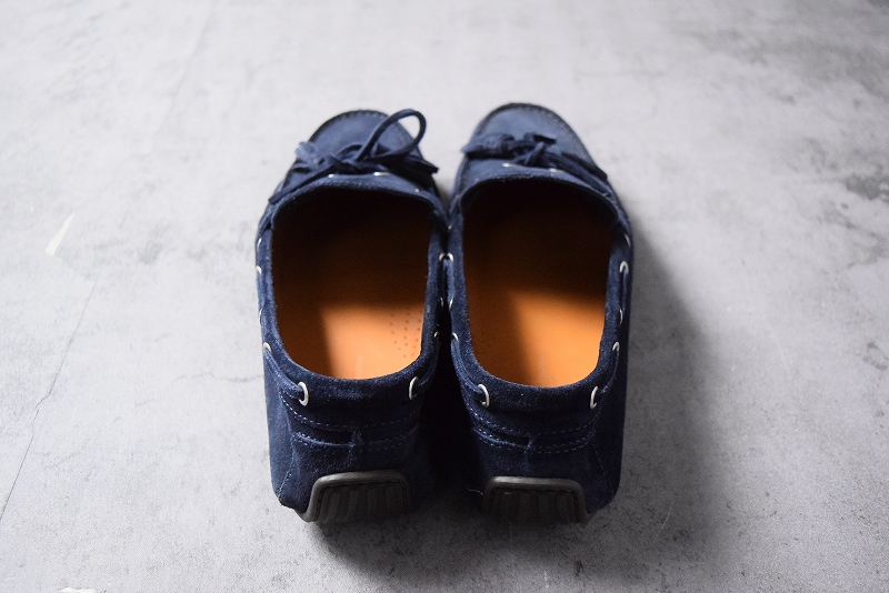 ポロラルフローレンパープルレーベル 革靴 紺 ネイビー イタリア製