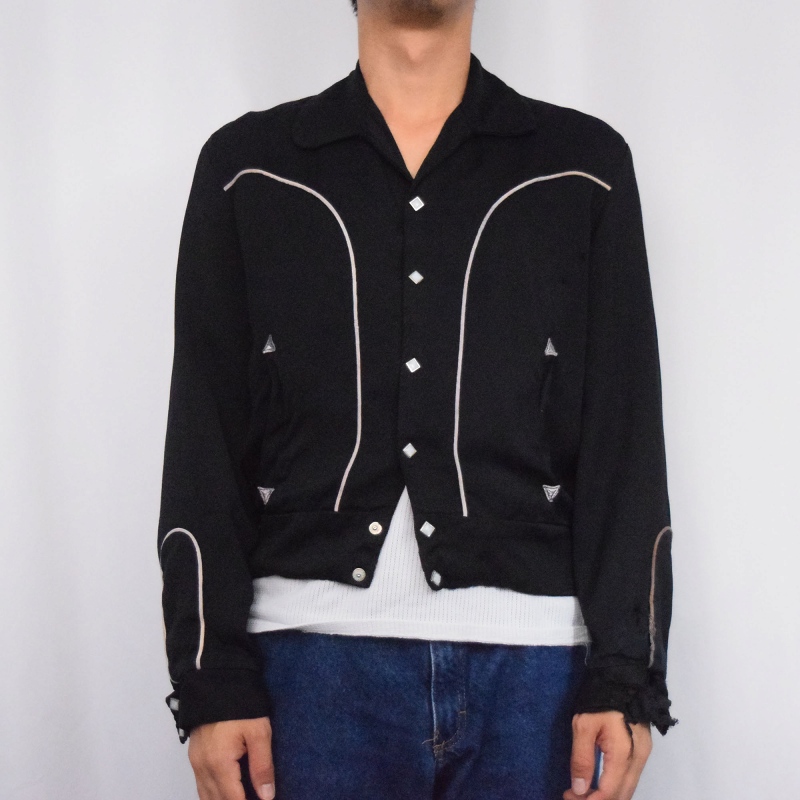 50s 50年代 60s 60年代 ウエスタン ギャバジャン 黒 ブラック