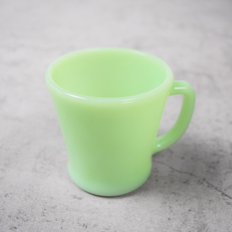 60年代 60s ファイヤーキング アメリカ製 翡翠 マグカップ ミルク