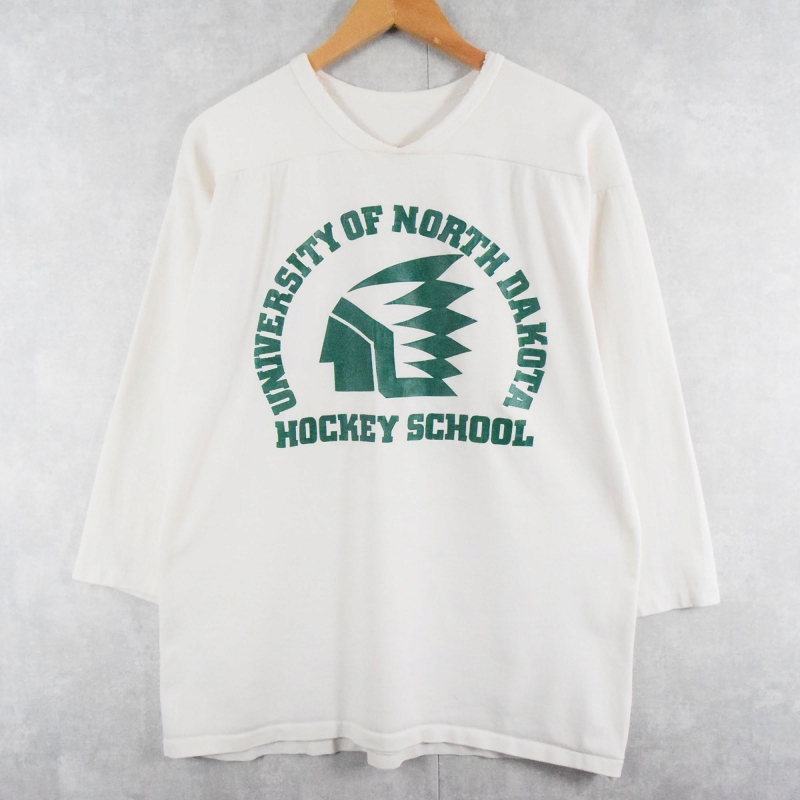 70年代 70s 80年代 80s ラッセルアスレチック カレッジ アメリカ製 白