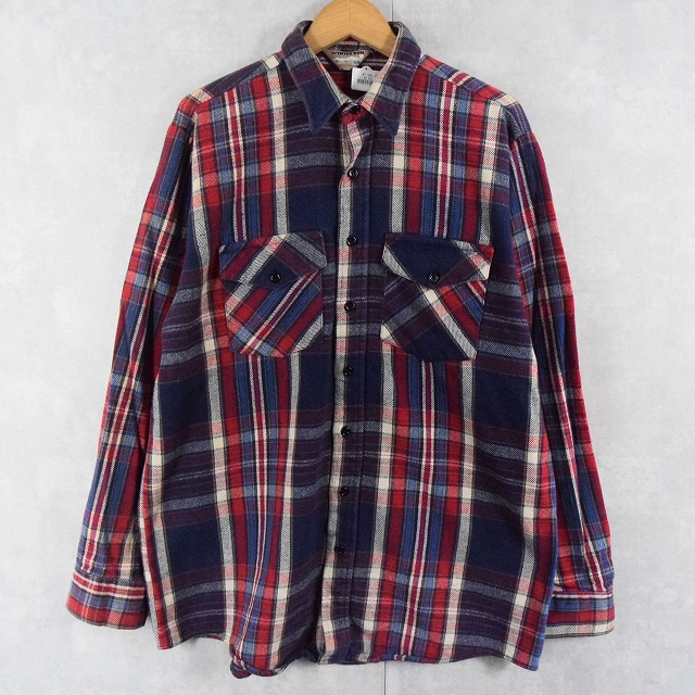 80s 80年代 アメリカ製 チェック柄 ワーク | ビンテージ古着屋Feeet