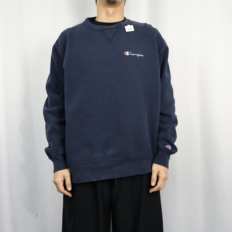 80s 90s 80年代 90年代 チャンピオン 青タグ アメリカ製 紺 ネイビー