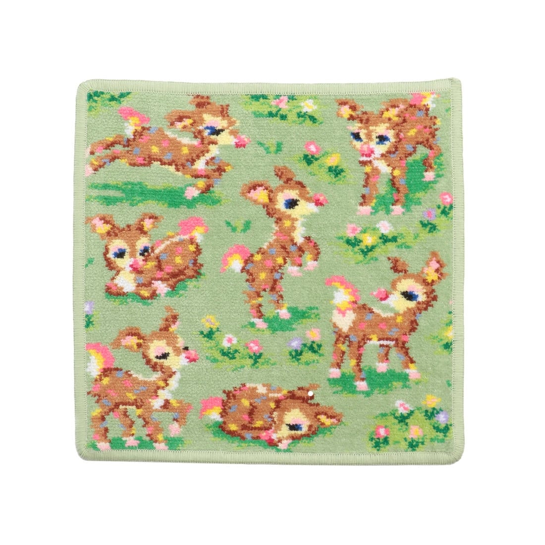 ツンツンバンビーノ ハンカチ(ペールグリーン): LOVERARY BY FEILER