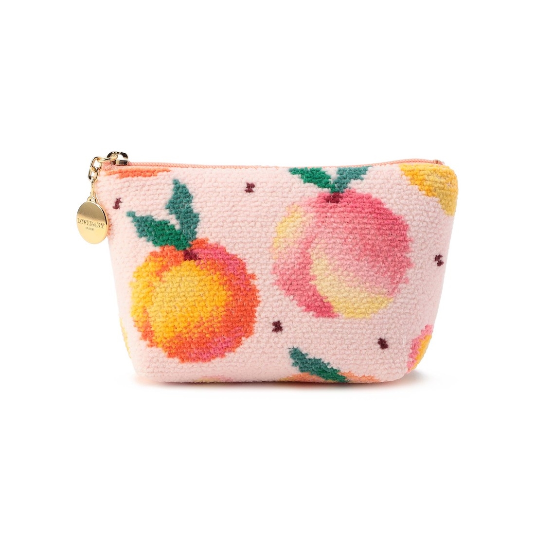 ピーチドット ポーチ L/PCD-233026（WEB限定）(ペールピンク