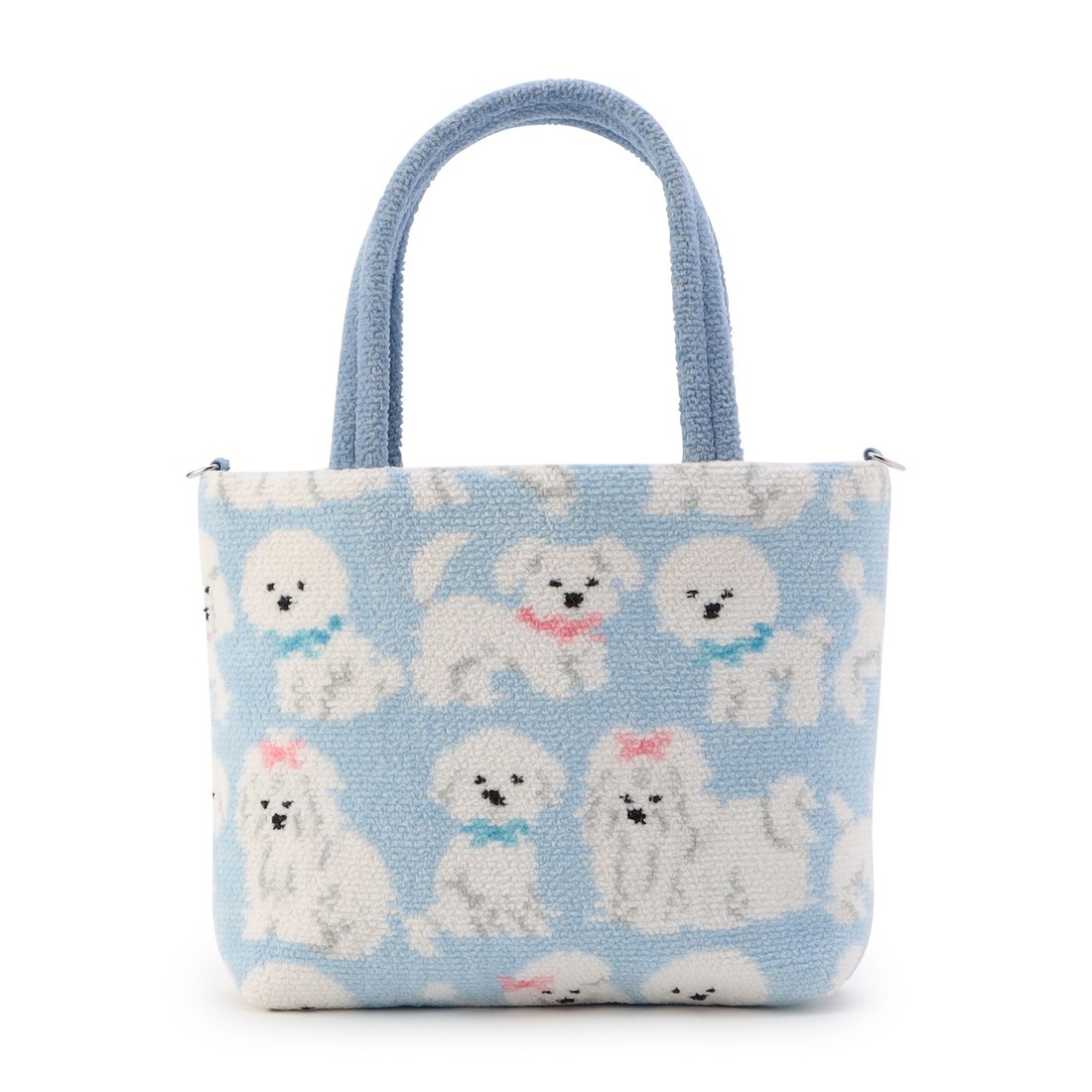 モフモフワンチャン バッグ L/MWC-257369（WEB限定）(ペールブルー