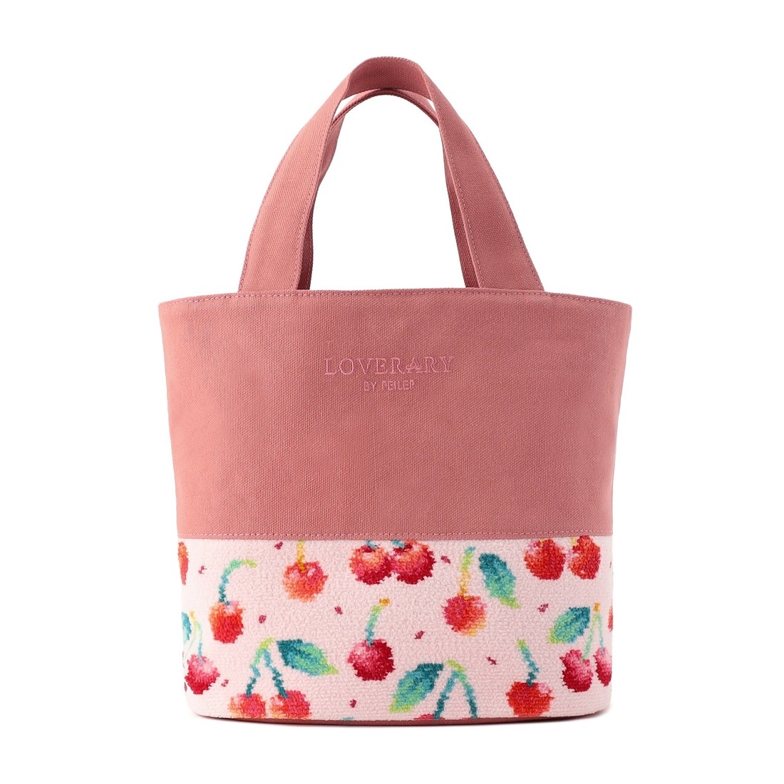 チェリードット トートバッグ L/CRD-253051（WEB限定）(ペールピンク