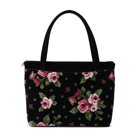 フェイラー マイジュリエット ショルダーバッグ グレー バラ マイ