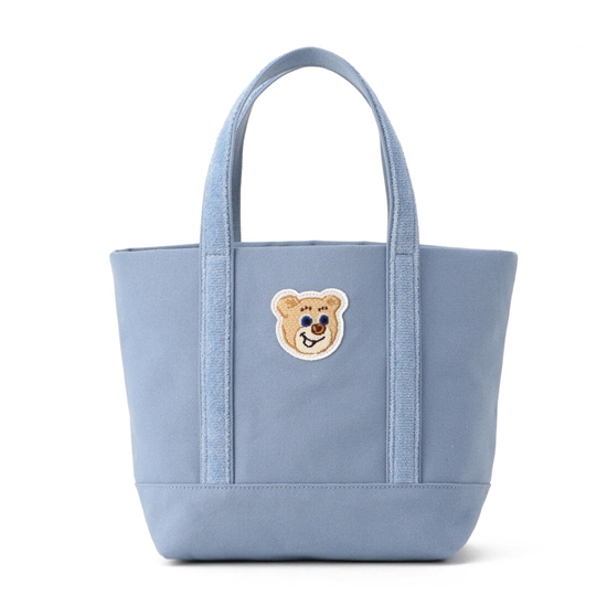 オールドテディ ワッペントートバッグ L/OTE-223024(ベージュ