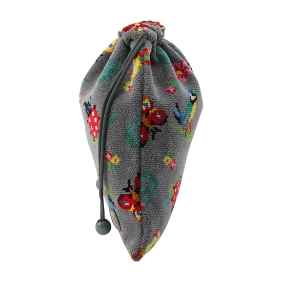 ハイジ 巾着 HE-176005（銀座・WEB限定）(グレー): FEILER｜フェイラー