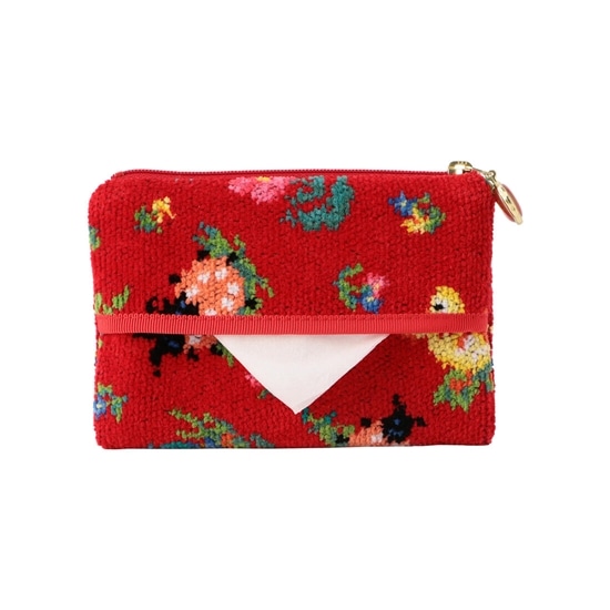 ハイジ ティッシュポーチ HE-216002（WEB限定）(レッド): FEILER