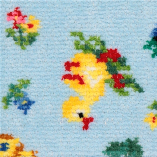 ハイジプティ ハンカチ(ペールブルー×ペールブルー): FEILER